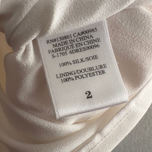 ALC Women's size 2 Silk Floral Sana Mini Dress Flounce Hem Brunch Going Out - Picture 8 of 9